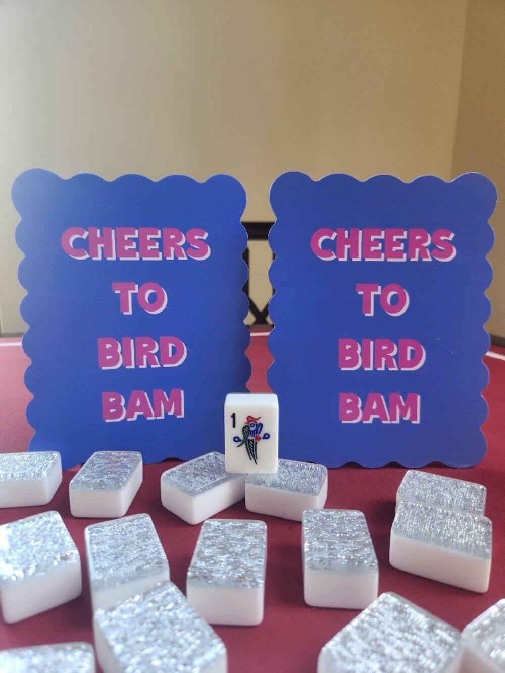 Mah Jong Tile Shuffle Cards – Cheers to Bird Bam